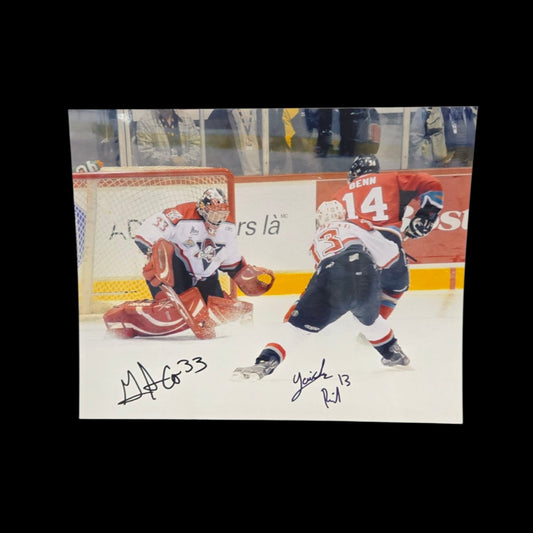 Photo - Marco Cousineau #33 &amp; Yannick Riendeau #13 Drummondville Voltigeurs