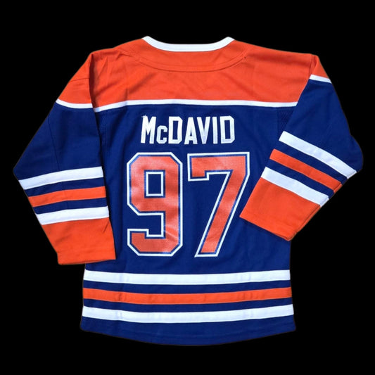 Child Jersey - Connor Mcdavid # 97 Edmonton Oilers 