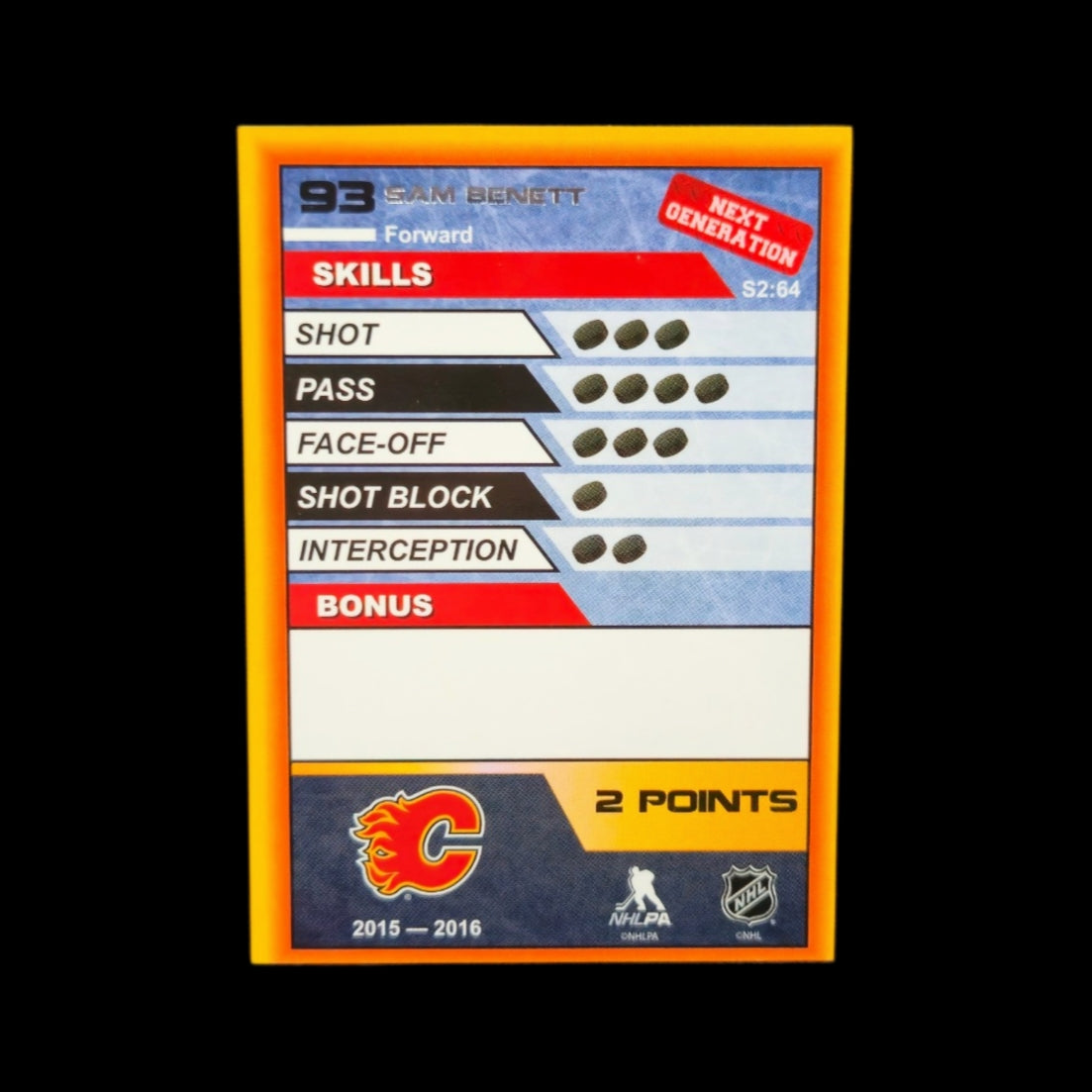 Figure  - Sam Bennett #93 Calgary Flames 