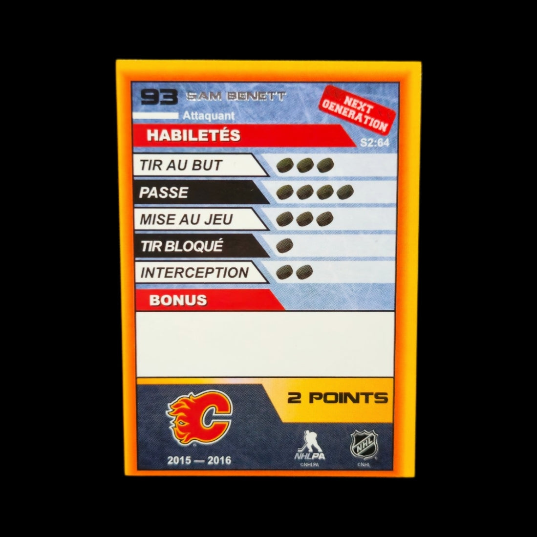 Figure  - Sam Bennett #93 Calgary Flames 