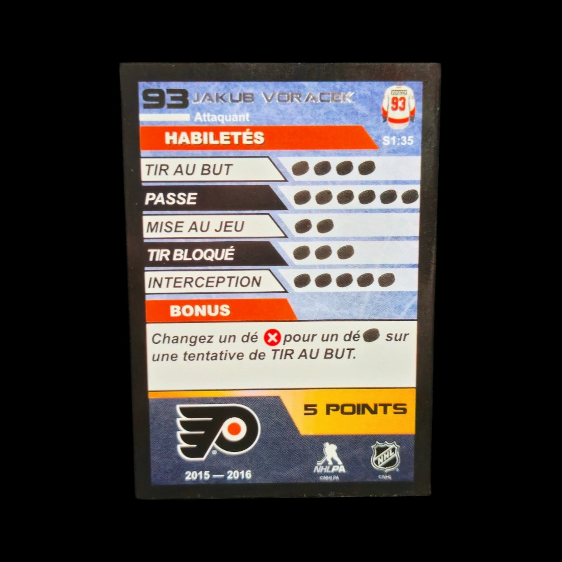 Figurine  - Jakub Voracek #93 Flyers de Philadelphie