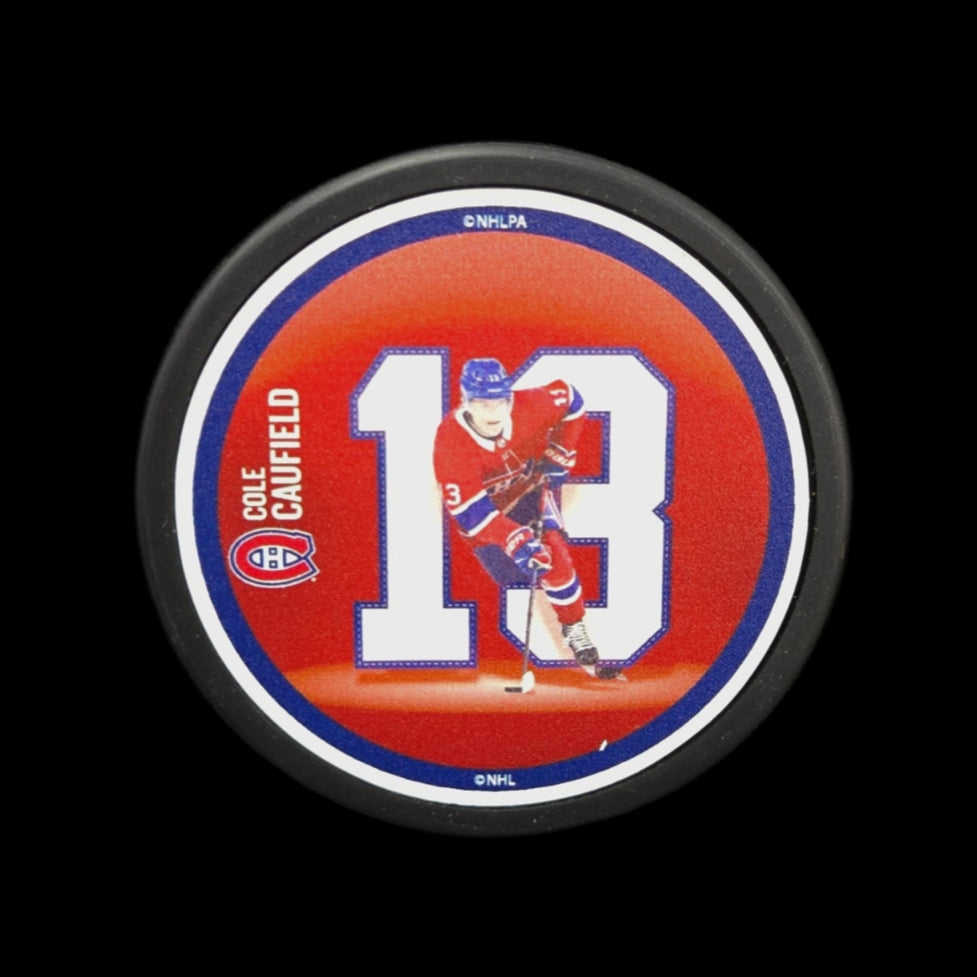 Rondelle - Cole Caufield #13 Canadiens de Montréal