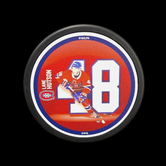 Rondelle - Lane Hutson #48 Canadiens de Montréal